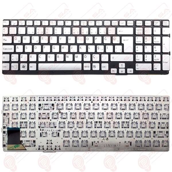 Sony Vaio VPCSE2X9E, VPCSE2Z9R Klavye Gri TR