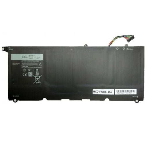 Nion Dell Xps 9360, 13 9360, 13-9360, P54G, P54G002 Uyumlu Batarya Pil