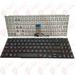 Asus P1503D, P1503DA, P1503F, P1503FA Uyumlu Klavye Tuş Takımı Tuş Seti Siyah Türkçe
