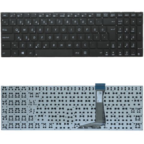 Asus X502NA-G0044T, X502NA-GO044T, X502NA-GOO44T, X502NA-GO044 Klavye Tuş Takımı Tuş Seti Siyah TR