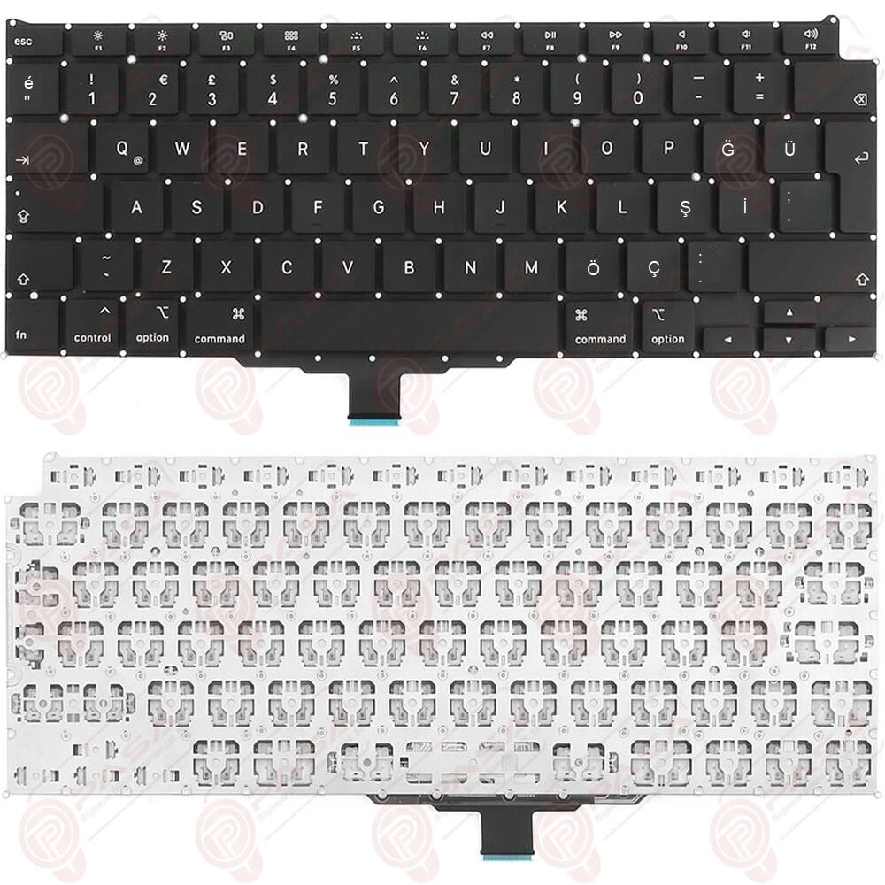 Apple MacBook Air A2179 Klavye Tuş Takımı Tuş Seti Siyah Türkçe