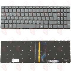 Lenovo 5CB0R26496, 5CB0R26497, 5CB0R26498 Klavye Işıklı Gri TR