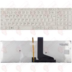 Toshiba Satellite L55-A5284, L55-A5284NR Klavye Beyaz Işıklı TR