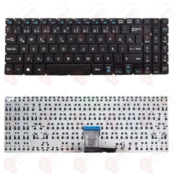 Casper Nirvana S500.1021-AT00T-S, S500.1021-AT50R-G Klavye Tuş Takımı Tuş Seti Siyah Türkçe