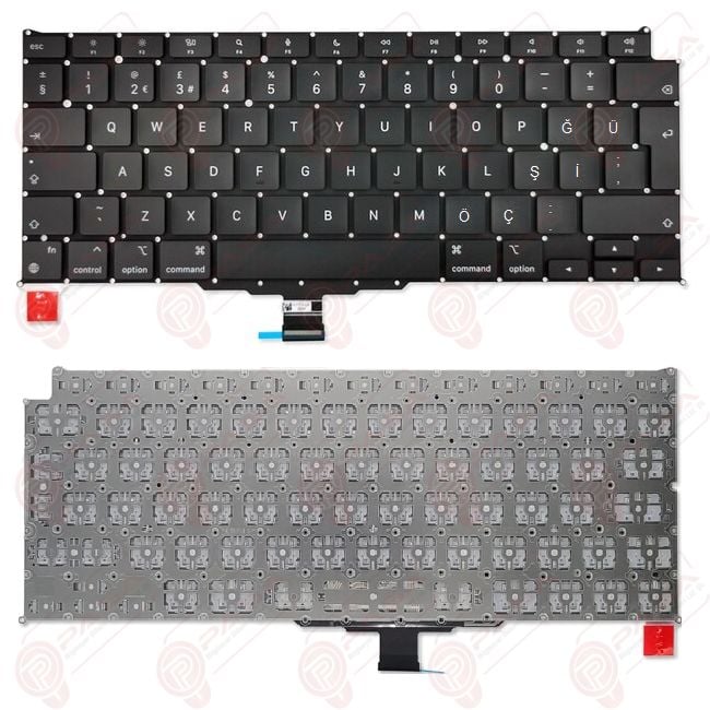 Apple MacBook Air M1 MGN63LL/A, MGN63TU/A, MGN73LL/A, MGN73TU/A Klavye Tuş Takımı Siyah Türkçe
