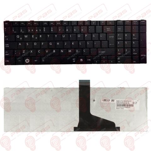 Toshiba Satellite L870-11W, L870-120 Klavye Tuş Takımı Siyah Çerçevesiz Tip