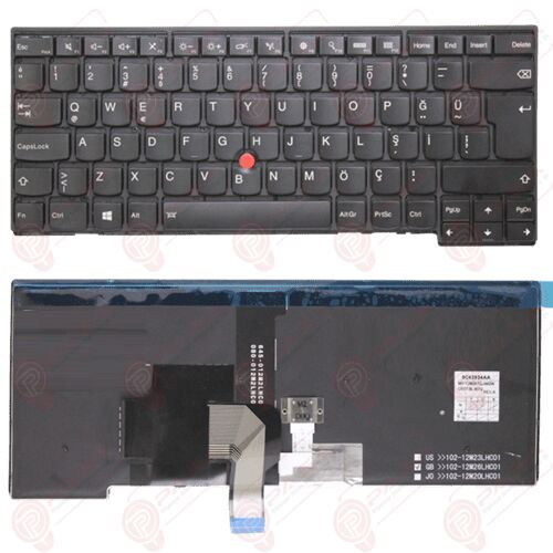 Lenovo ThinkPad E460, 20ET, 20EU Klavye Led Işıklı Siyah TR