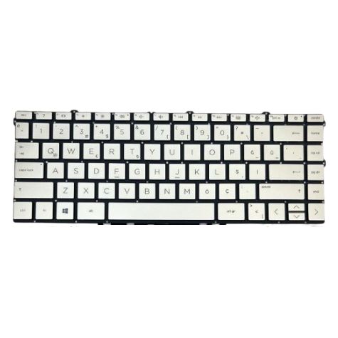Hp Pavilion 14-EK0004NT, 6Z5W4EA, 14-EK0005NT, 6Z5W5EA Uyumlu Klavye Işıklı Gri Tuş Takımı Türkçe