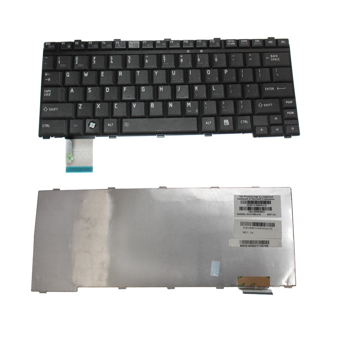 Toshiba Satellite Pro U300-142, Pro U300-14D Klavye Siyah TR