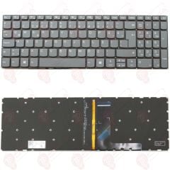 Lenovo 5CB0U42836, 5CB0U42855, 5CB0U42858 Klavye Işıklı Gri TR