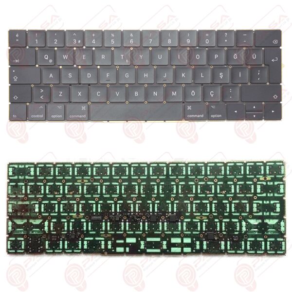Apple MacBook Pro MLH42LL/A, MLH42TU/A, MLVP2LL/A, MLVP2TU/A Klavye Tuş Takımı Tuş Seti Siyah Türkçe