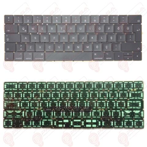 Apple MacBook Pro MLH42LL/A, MLH42TU/A, MLVP2LL/A, MLVP2TU/A Klavye Tuş Takımı Tuş Seti Siyah Türkçe