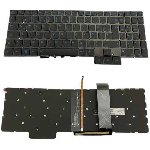 Lenovo Legion 5-15ACH6A, 82NW Uyumlu Klavye Tuş Takımı Tuş Seti Led Işıklı Mavi Tuş Türkçe