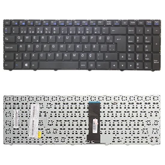 Grundig 6-80-WA500-060-1, 6-80-WA500-251-1 Klavye Tuş Takımı Tuş Seti Siyah Türkçe