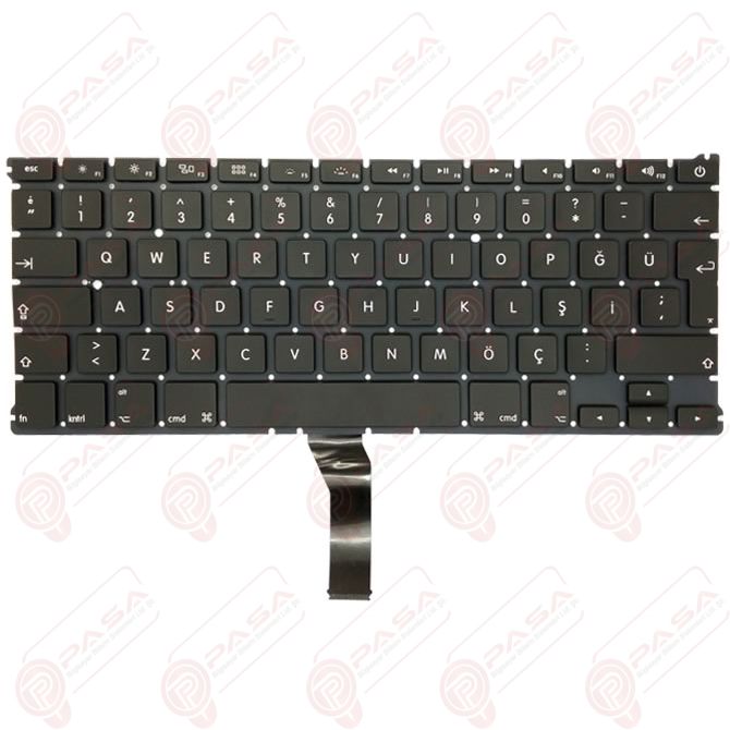 Apple MacBook Air MC965LL/A, MC965TU/A, MC966LL/A Klavye Tuş Takımı Tuş Seti Siyah Türkçe