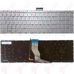 Hp Pavilion 15-BC405NT, 15-BC406NT, 15-BC407NT Klavye Tuş Takımı Tuş Seti Led Işıklı Gri Türkçe