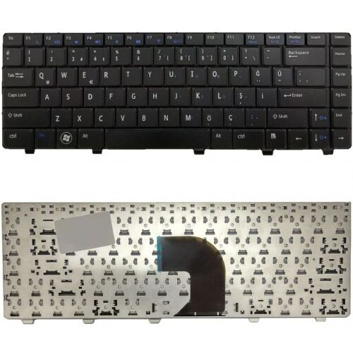 Dell 9J.N1K82.F0T, 9Z.N1K82.30T Uyumlu Klavye Tuş Takımı Tuş Seti Siyah Türkçe