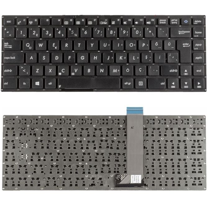Asus S400CA-CA006H, S400CA-CA020H Klavye Tuş Takımı Tuş Seti Siyah Türkçe