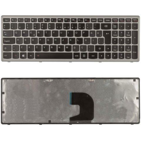 Lenovo PK130SY1D00, PK130SY1D13, V136520EK, V-136520EK-TR Uyumlu Klavye Tuş Takımı Gri Türkçe