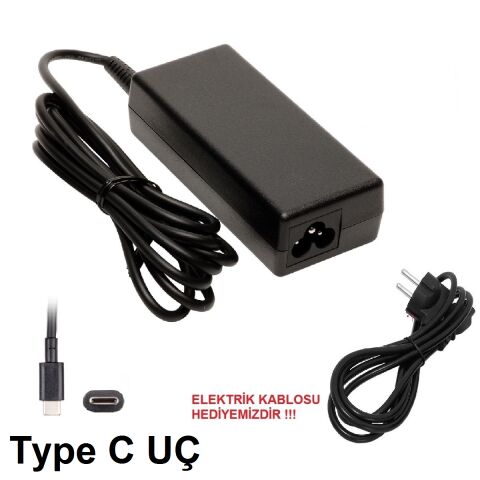 Dell Latitude 7420, 7420 2 in 1 Uyumlu Type C Adaptör 95w Şarj Aleti Şarj Cihazı