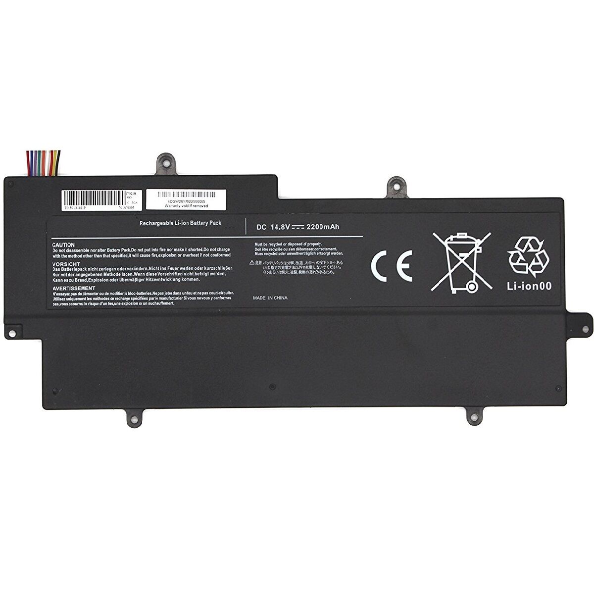 Toshiba Portege Z930-13Q, Z930-13W, Z930-13X Batarya Pil