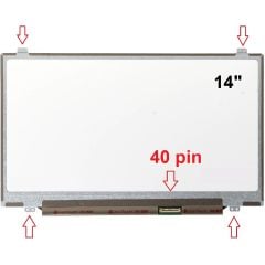 14 Slim LP140WH2 TL T1 Ekran 14 Slim 40 Pin Laptop Screen