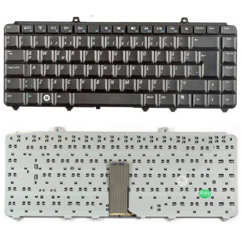 Dell Vostro 500, 1400, 1500 Klavye Tuş Takımı Tuş Seti Siyah Türkçe