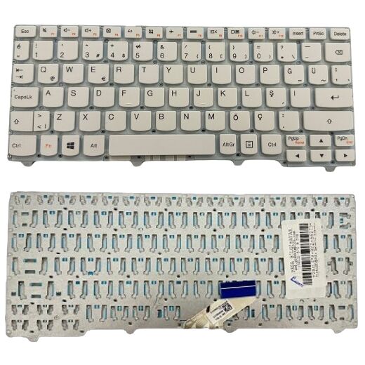 Lenovo 5CB0M53660, 5CB0M53676, 5CB0M53662, 5CB0M53706 Uyumlu Klavye Tuş Takımı Tuş Seti Beyaz Türkçe