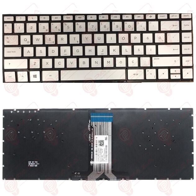 Hp Pavilion 14-BK002NT, 14-BK003NT, 14-BK004NT Klavye Tuş Takımı Tuş Seti Gri Türkçe