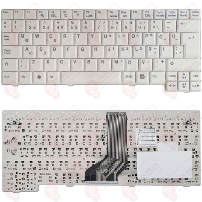Lg X120, LGX12, X130, LGX13 Klavye Beyaz TR