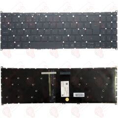 Acer 6B.GQ6N5.001, 6B.GQ6N5.011, 6B.GUBN5.012 Klavye Tuş Takımı Tuş Seti Led Işıklı Siyah Türkçe