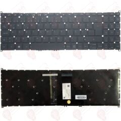 Acer Aspire A515-52, A515-53 Uyumlu Klavye Tuş Takımı Tuş Seti Led Işıklı Siyah Türkçe
