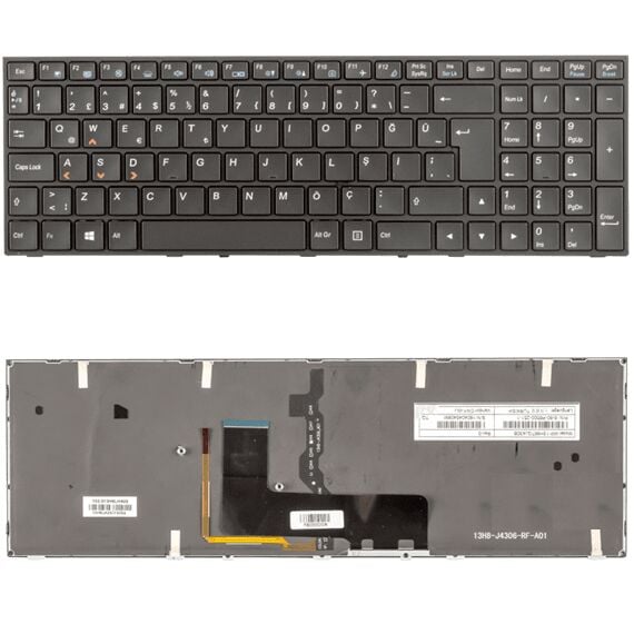 Monster P650, P650SE, P650SG Klavye Tuş Takımı Işıklı TR Siyah